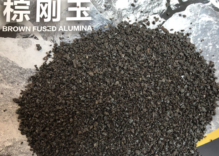Limpar com jato de areia Brown fundiu o material magnético de alumínio 0.02%Max do óxido F24 F30 F36