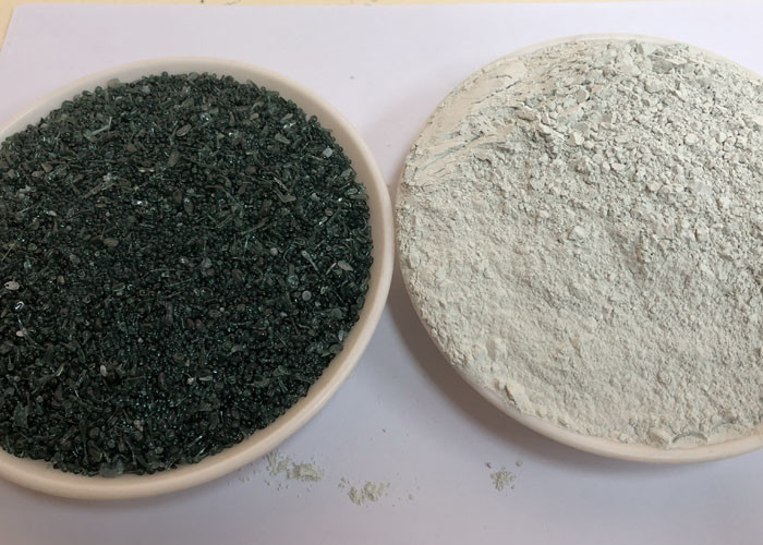 Luz - aluminato cinzento do cálcio do verde C12A7 para o aluminato amorfo aditivo concreto do cálcio do ajuste rápido